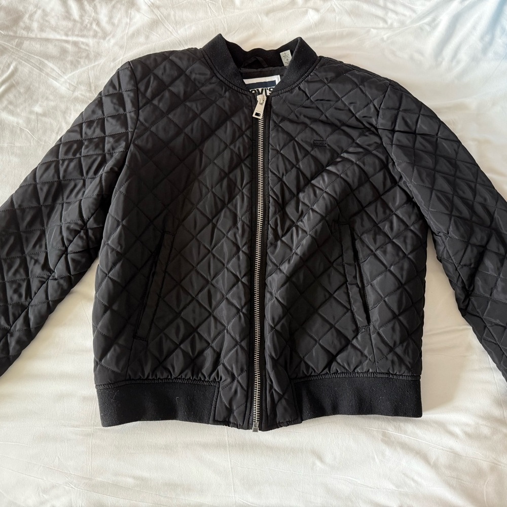 Levi's Black Quilted Jacket